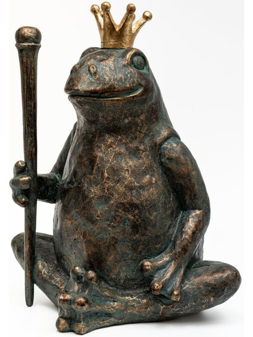 Charming Frog Garden Statue - Weather-Resistant Outdoor Decor for Patio & Lawn